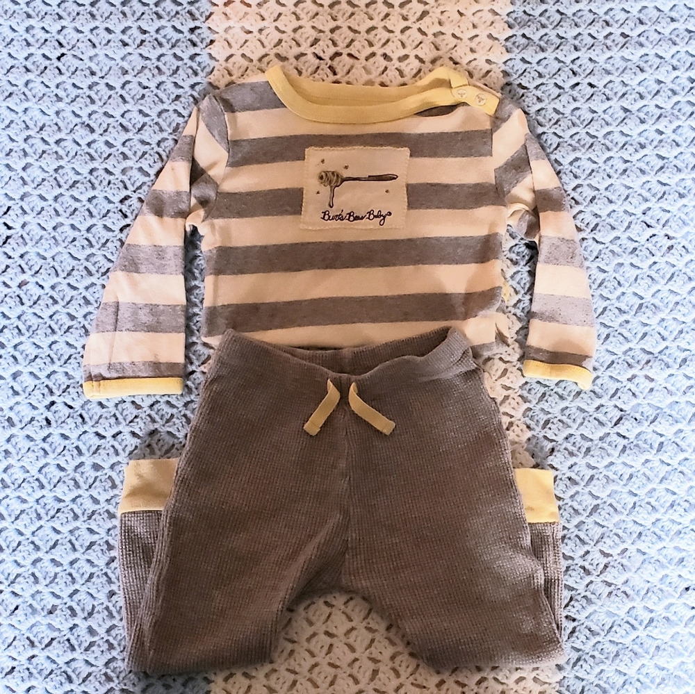 Burt's bees baby outfit